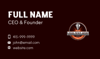 Laser Engraving Mechanic Business Card Design