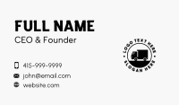 Logistics Delivery Truck Business Card Preview