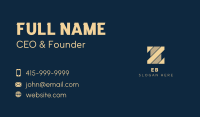 Floor Tiles Letter Z Business Card Image Preview