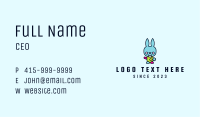 Colorful Bunny Mascot Business Card Image Preview