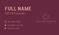 Elegant Female Wellness Spa Business Card Image Preview