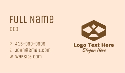 Geometric Bird Eagle  Business Card Image Preview