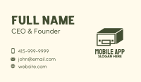 Green Storage Building Business Card Image Preview