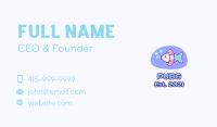 Pastel Swimming Fish  Business Card Image Preview