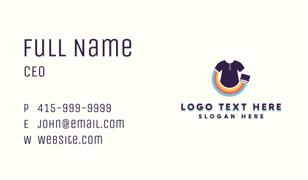 T-shirt Clothes Printing Business Card Design Image Preview