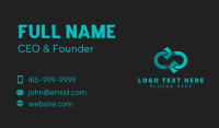 Arrow Loop Delivery Business Card Image Preview