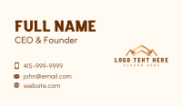 Roofing Builder Contractor Business Card Design