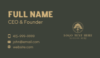 Tree Wellness Spa Business Card Design