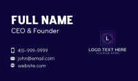 Wave Tech Multimedia Business Card Preview