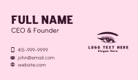 EyelashWoman Cosmetology Business Card Image Preview