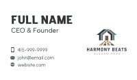 Wood Tile House Business Card Image Preview