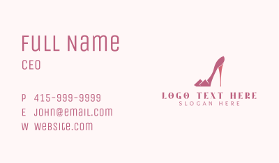 High Heels Stiletto Business Card Image Preview