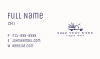 Lavender Flower Truck Business Card Image Preview