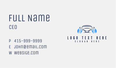 Car Speaker Automobile Business Card Image Preview