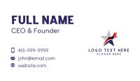 American Star Stripes Business Card Image Preview