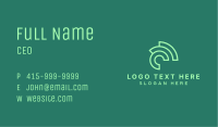 Green Chameleon Letter C Business Card Image Preview