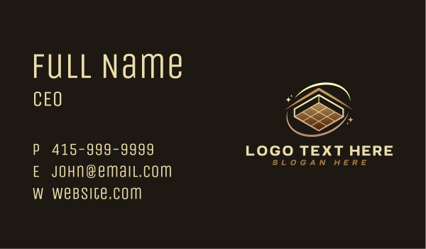 Home Floor Tiles Business Card Design Image Preview