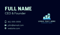 Business Cloud Graph Business Card Image Preview