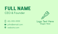 Green Vaccine Injection Business Card Image Preview