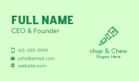 Green Vaccine Injection Business Card Image Preview