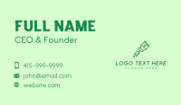 Green Vaccine Injection Business Card Image Preview