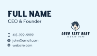 Anime Gamer Boy Business Card Design