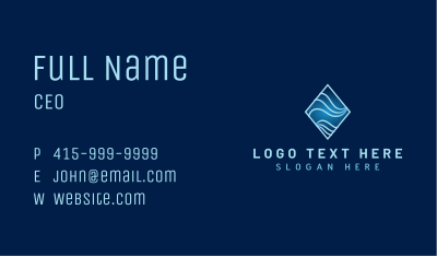 Tech Diamond Startup Business Card Image Preview