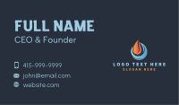 Fire Cold Flame Business Card Image Preview