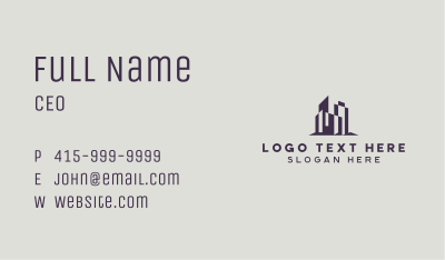 Architect Real Estate Business Card Image Preview