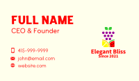 Organic Fruit Market  Business Card Image Preview