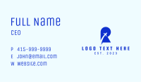 Abstract Letter R Plane Business Card Image Preview