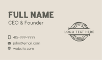 Wood Carpentry Nail Business Card Image Preview