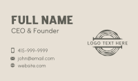 Wood Carpentry Nail Business Card Image Preview