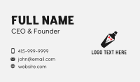 Gentleman Cocktail Bar Business Card Design