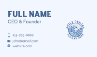 Waves Surfing Resort Business Card Image Preview