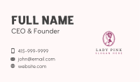 Lady Beauty Flower Business Card Image Preview