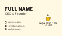 City Draught Beer  Business Card Image Preview