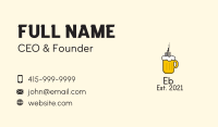 City Draught Beer  Business Card Image Preview