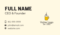 City Draught Beer  Business Card Image Preview