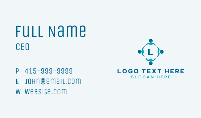 Human Social Group Business Card Image Preview