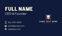 Target Arrow Skull Business Card Preview