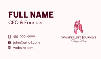 Ballet Shoes Business Card Image Preview