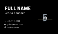 Professional Generic Tall Letter Business Card Image Preview