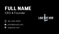 Professional Generic Tall Letter Business Card Design