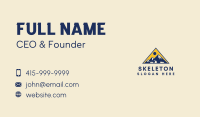 Mountain Explorer Triangle Business Card Image Preview