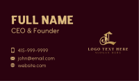 Elegant Decorative Calligraphy Business Card Image Preview