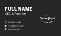 White Brand Firm Business Card Image Preview