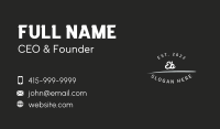 White Brand Firm Business Card Image Preview