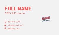 Funky Fun Wordmark Business Card Image Preview