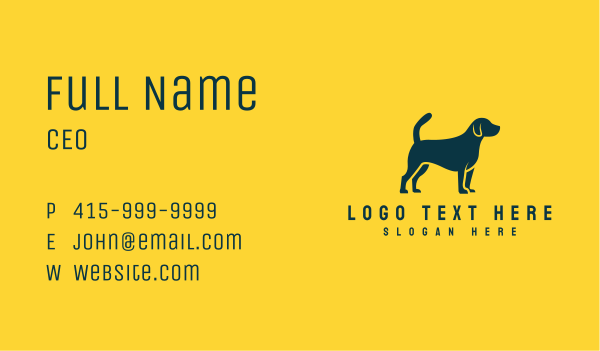 Beagle Dog Hound Business Card Design Image Preview